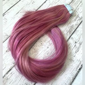 NEW Pink 20” human tar in extensions